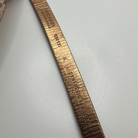 MICHAEL KORS Gold Signature with Chain Belt Bag - Picture 4 of 8